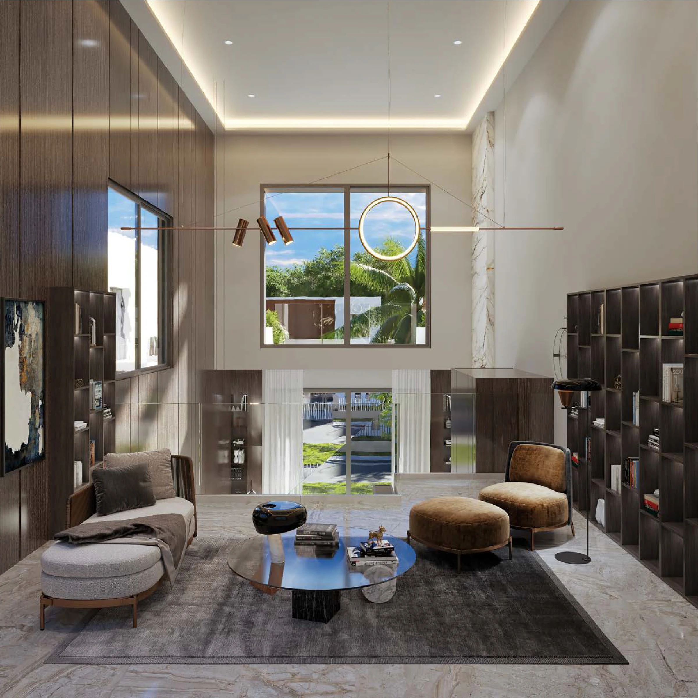 Master study — Sage residence.