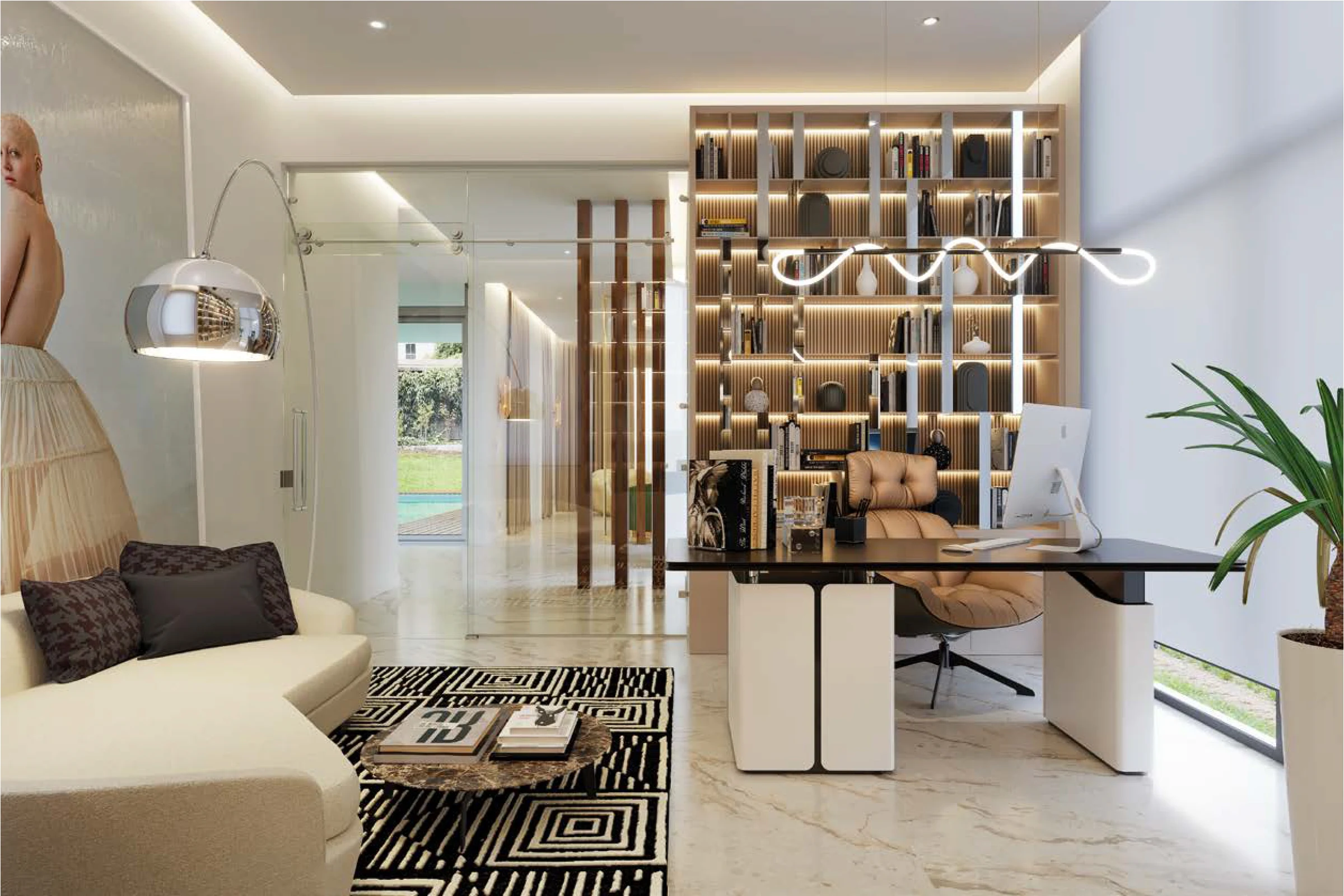 Study — Aspen residence.