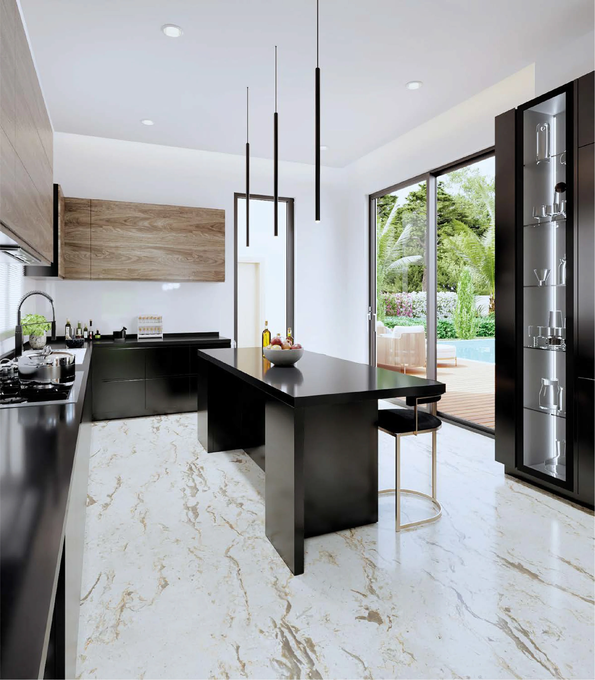 Kitchen — Willow residence.