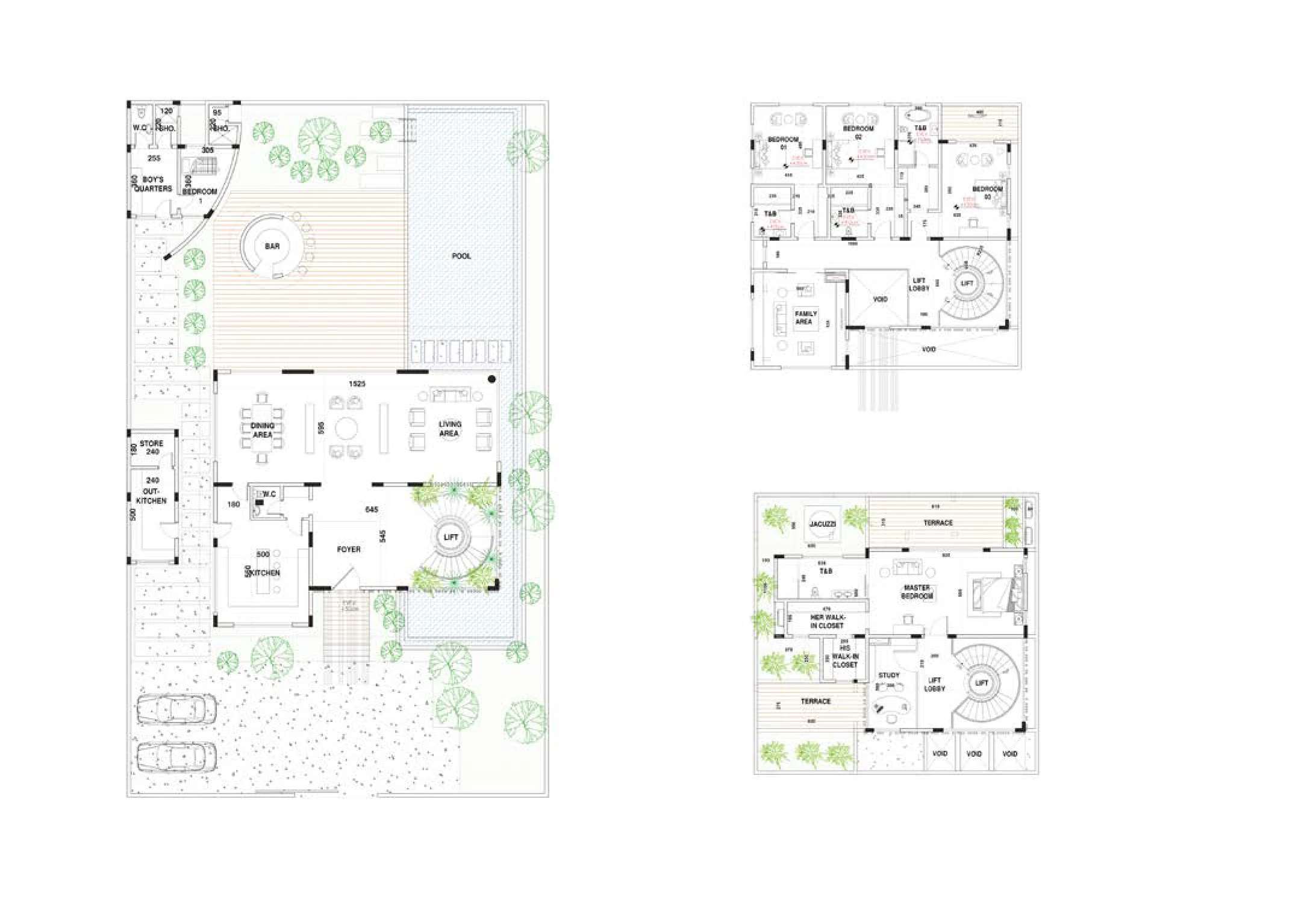 Elm residence — floor plan.