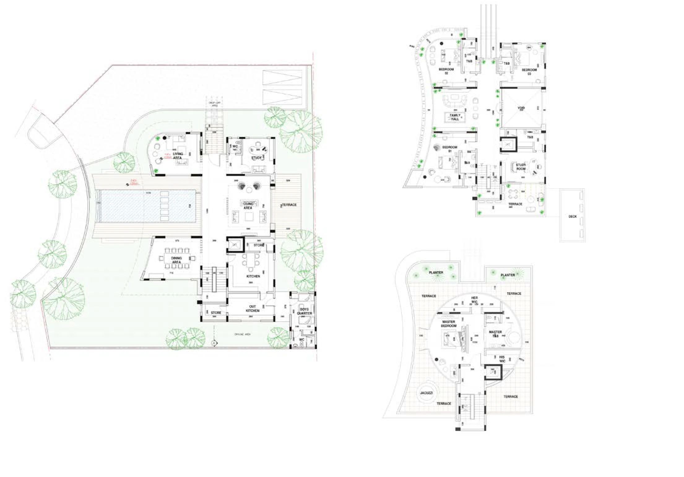 Aspen residence — floor plan.