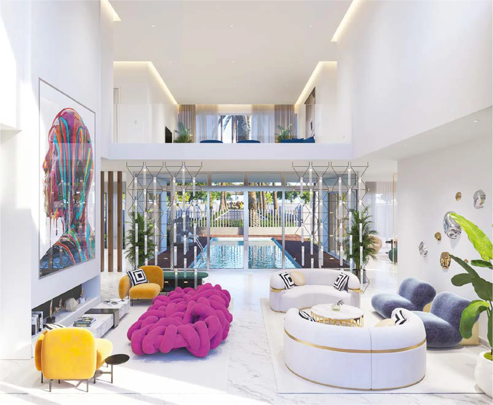 Living room — Aspen residence.