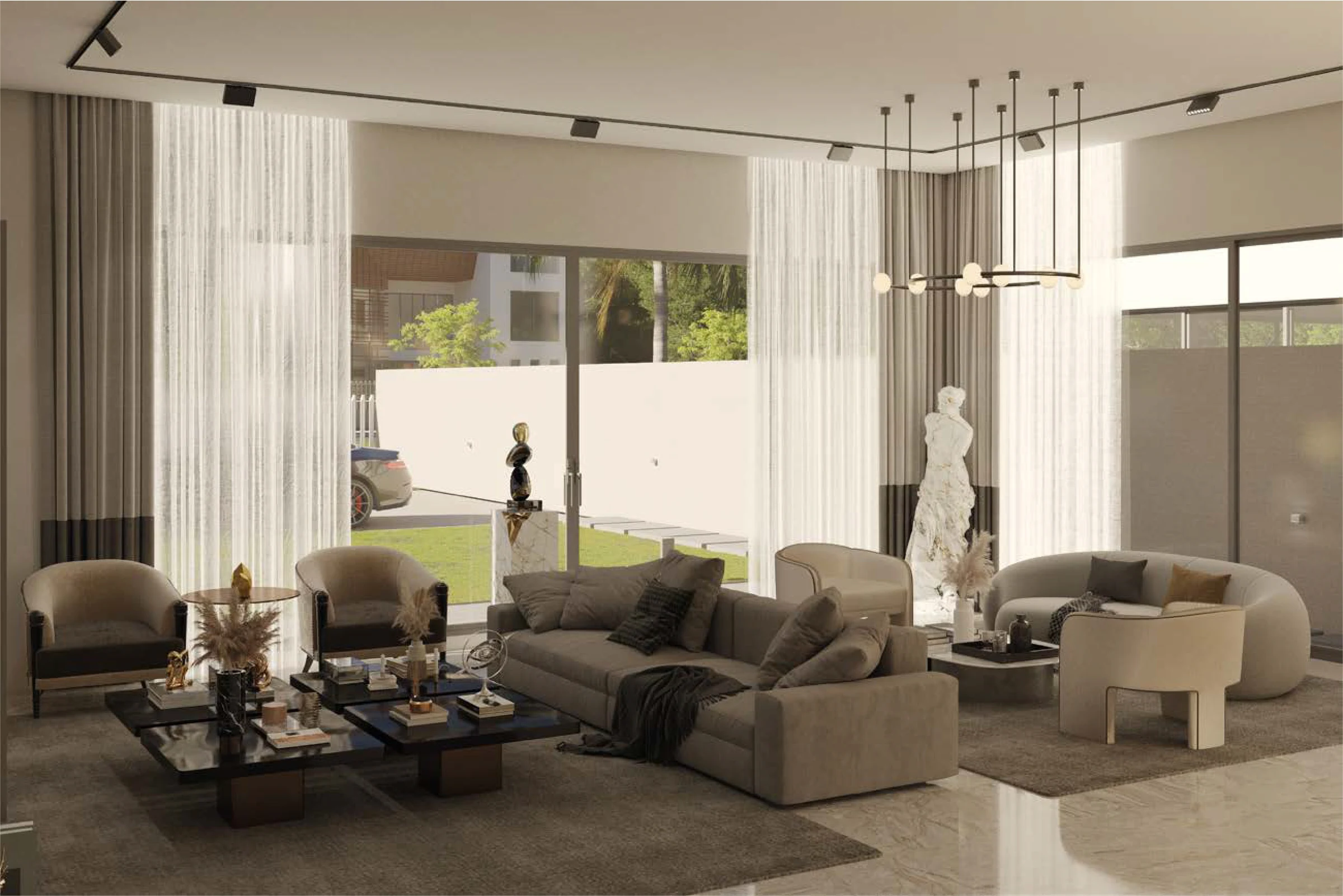 Living room in a Mulberry residence.